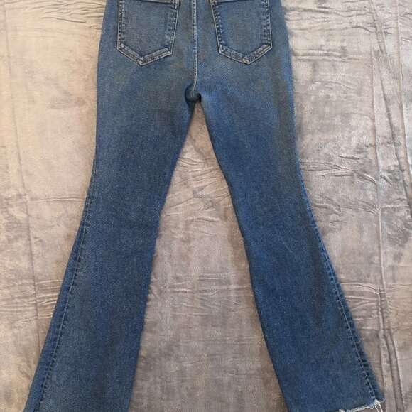 Rag & Bone Women’s Jeans Size 26 Kick Flare Raw Hem Blue - Picture 10 of 16
